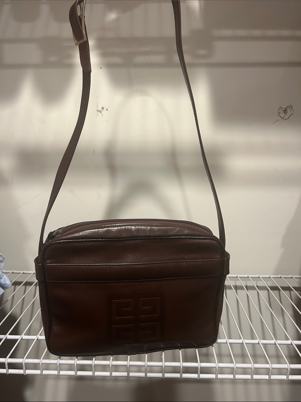 Givenchy Brown Leather Shoulder Bag